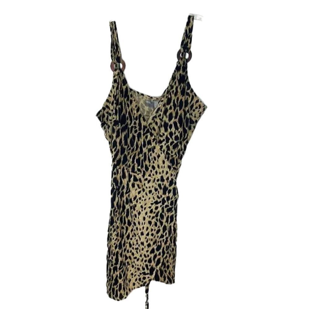 ❤️ ASOS Cheetah Print Dress Size 18